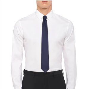 Navy Blue Silk Prada Necktie